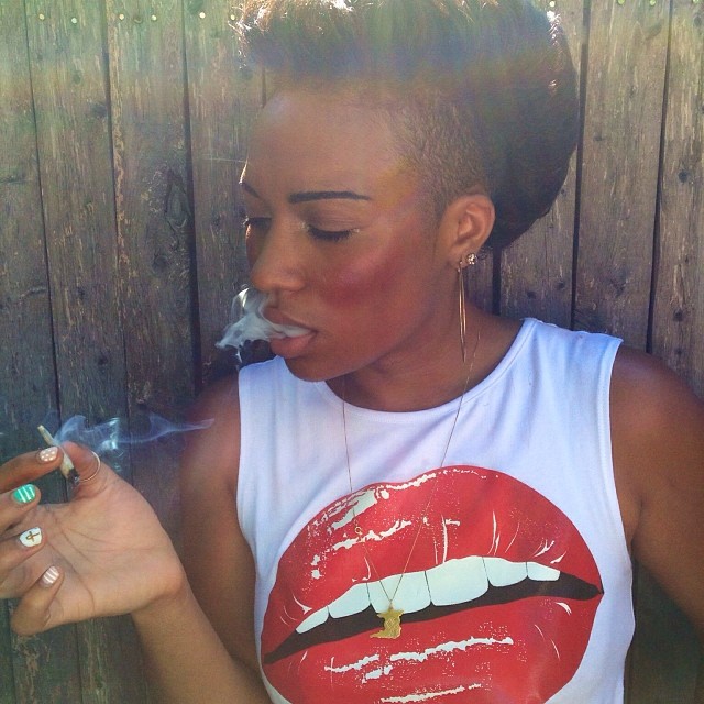 ♡☮ [@hottiewiner] Featured Model on TheMarijuanaModels.com
