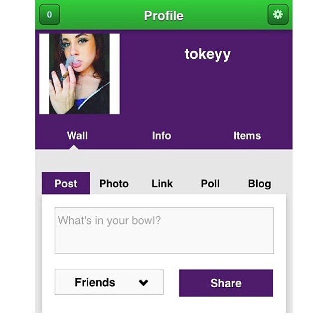 Go add @t0keyy as a friend on @KUSHCommon! Available in the App Store and on KUSHCommon.com Be sure to tag me in your KUSHCommon pics, so I can post them!