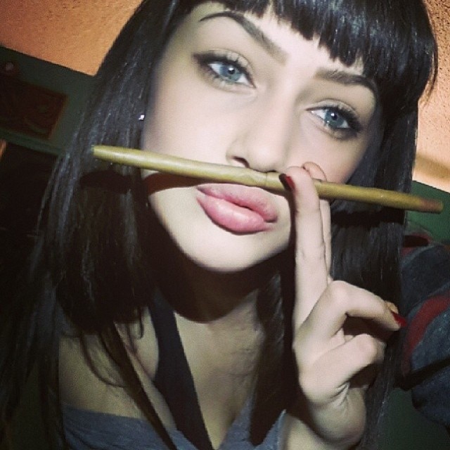 ♡☮ [@_calliegrown_ ] Featured Model on TheMarijuanaModels.com