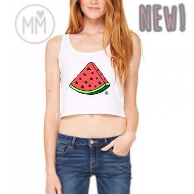 NEW!!!! Weedmelon crops and tees  Perf for summer! ️ Available in our shop! ⓁⒾⓃⓀ ⒾⓃ ⒷⒾⓄ ◡̈