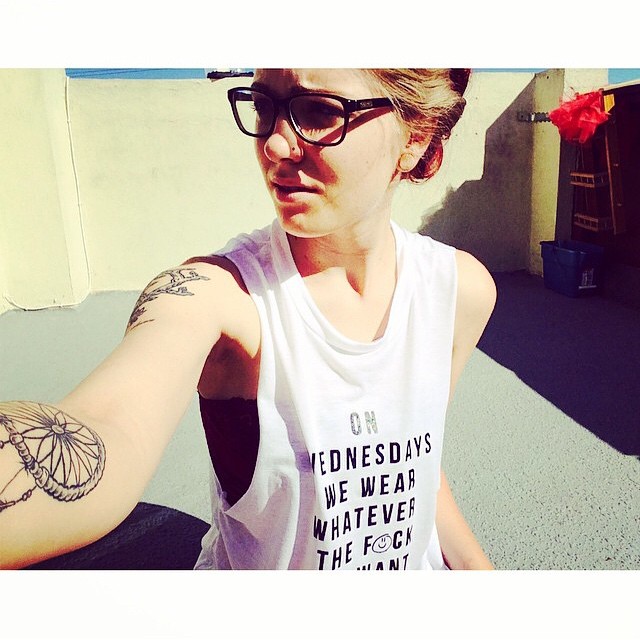 Ft Model @sarahmichellecueto got her ⓌⒺⒹⓃⒺⓈⒹⒶⓎⓈ tank just in time!!! Get yours today! Link in bio ◡̈ ONE racerback left!