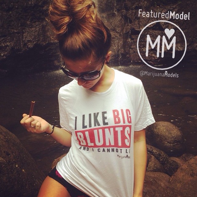 Miss @kittydankk  I Like Big Blunts and I Cannot Lie tees back in stock! Link to shop in bio!
