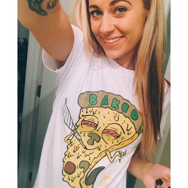 According to Twitter today was  So here's an oldie but a goodie of @deanna_hnilica in her BAKED tee
Shop & at www.shop.kushcommon.com 😇