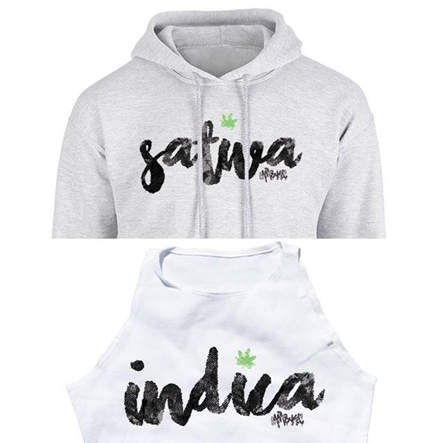 SATIVA vs INDICA  What's your fave!? Def time for some indica right now😴
NEW! Both designs now available in our shop in men's/unisex or women's sizes and as hoodies, tees, tanks, and crop tops!!!
Snag one today and rep your fave😛