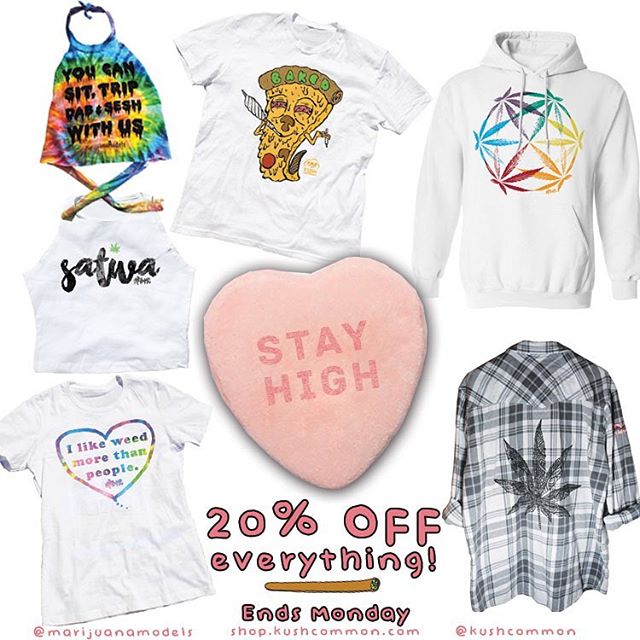 😇 20% OFF our WHOLE shop today and tomorrow!! Just use "StayHigh" at checkout
Sale includes flannels, hoodies, tees, tanks, crops, chokers, EVERYTHING! ️ Link in bio